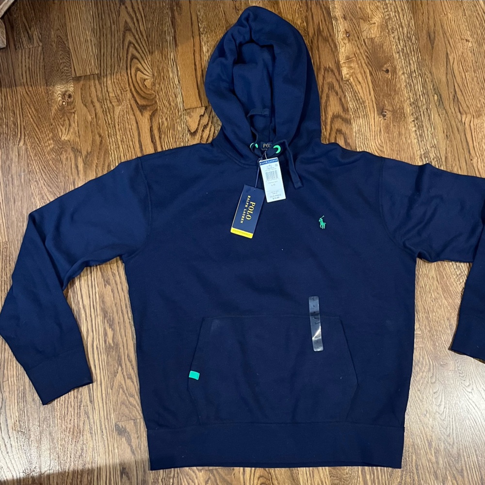 Polo Ralph Lauren Men’s Hoodie NEW WITH TAGS size L, navy blue